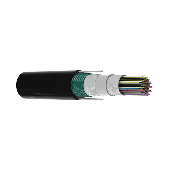 864 fibra, cable de la fibra de la cinta, cable acorazado de la fibra, envolviendo el cable de la fibra del tubo,