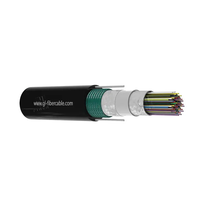 864 fiber,ribbon fiber cable,armored fiber cable,wrapping tube fiber cable,