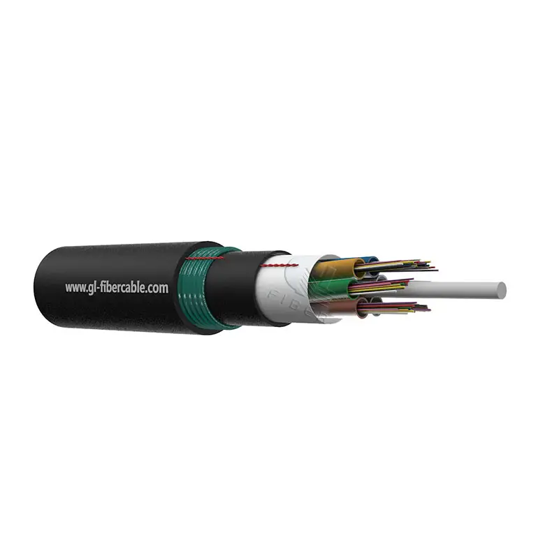 GL FIBER Supply 2-144 Cores GYFTA53 Double Armor Double