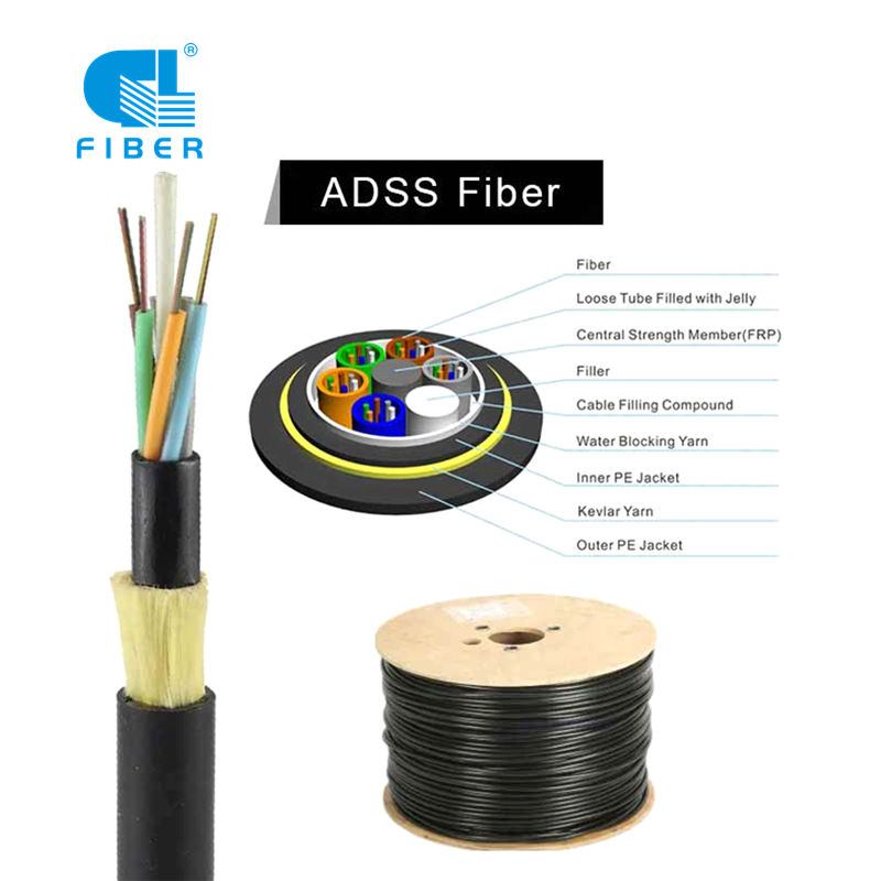 All-Dielectric Self-Supporting (ADSS) fiber optic cables