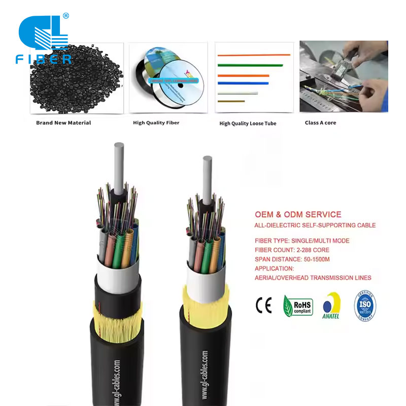 Outdoor Aerial Fiber Optic Cables