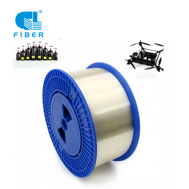 0.25мм 0.27мм Оптическое волокно G657A2 Одномодовое Bare Волокно для FPV Дронов