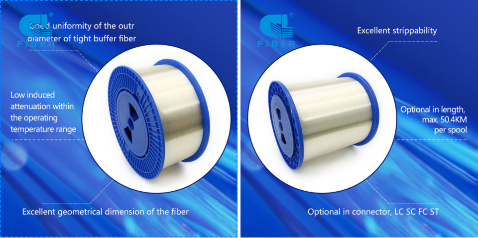 Factory Stock 50.4KM 60.4KM Optical Fiber Spool G657A2 Fiber For FPV Drones