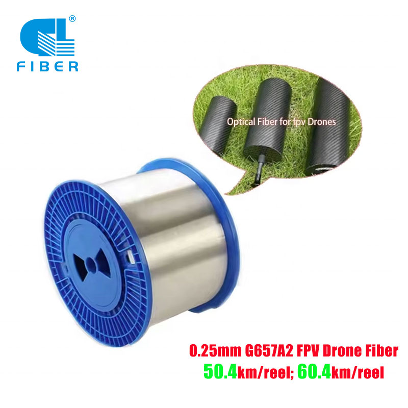 Bare Fiber G657A2 for Fpv Drones Spools Single Mode 50.4km