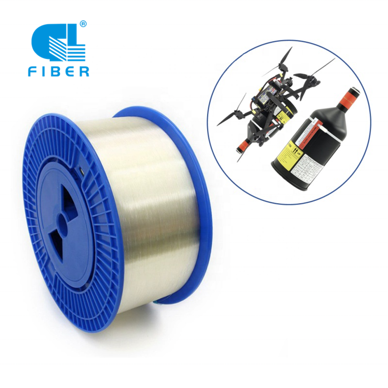  G657A2 200um 250um Optical Fiber for Fpv Drones Cable 50.4km Spool