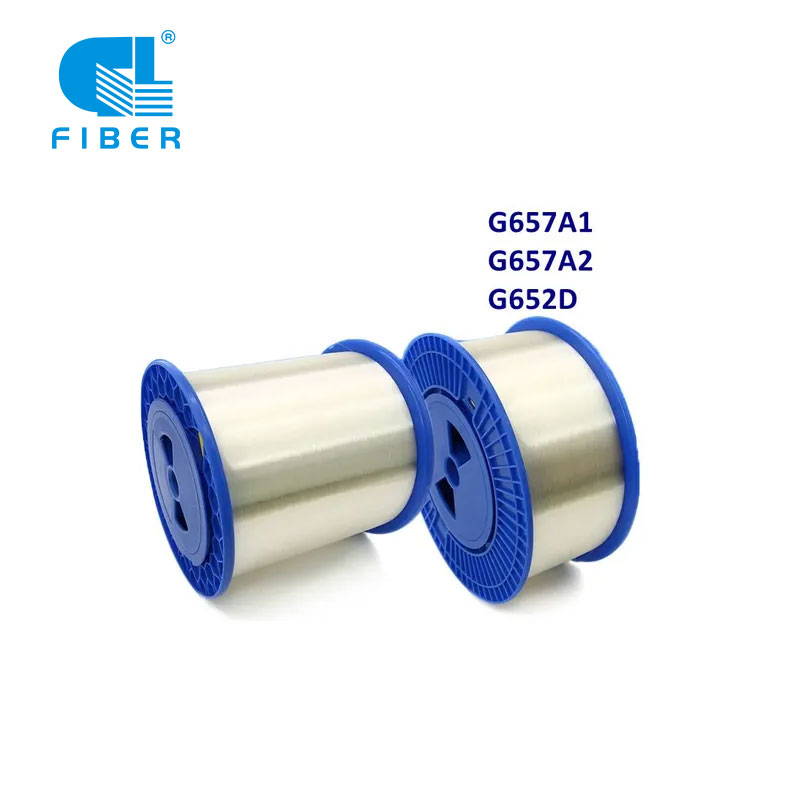 G657A2 200um 250um Optical Fiber for Fpv Drones Cable 50.4km Spool