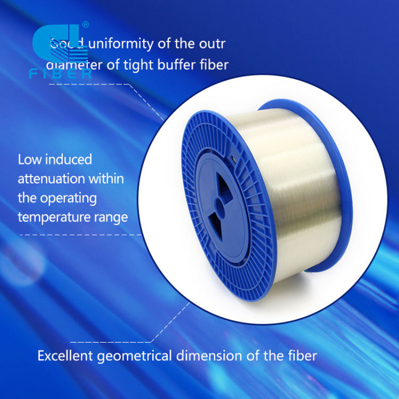  OTDR Fiber Optic Single Mode Bare Optical Fiber G652D G657A1 G657A2 G655 Colored Optical Fiber 25.2km 50.4km 60km on Spool