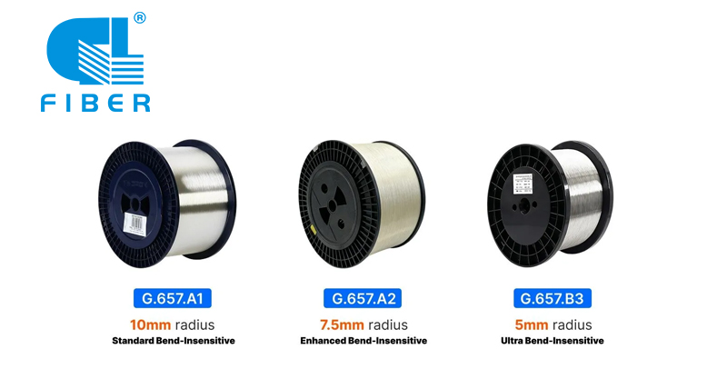  G657A2 50.4km Bare Optical Fiber Spool Single Mode Fiber 0.2mm 0.25mm for Fpv Drones